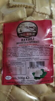 Ravioli ricotta e spinaci