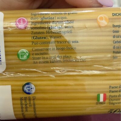 Bucatini front packaging