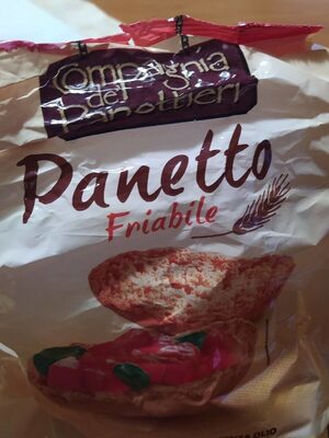 Panetto friabile front packaging
