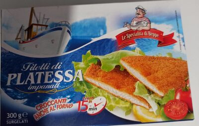 Filetti di platessa front packaging