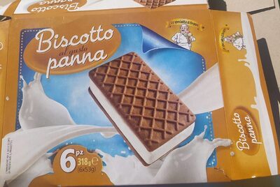 Biscotto al gusto panna