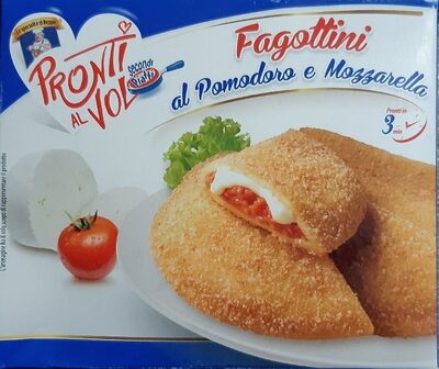 Fagottini al pomodoro e mozzarella front packaging
