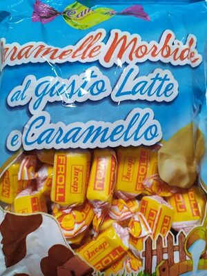 Caramelle morbide al gusto di latte e caramello