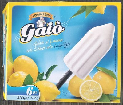 Gaiò, Gelato al Limone con Stecco alla Liquirizia