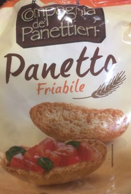 Panetto Friabile front packaging