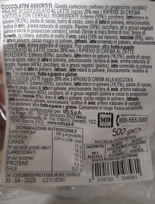 Cioccolatini assortiti