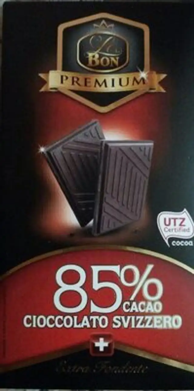 Cioccolato svizzero front packaging