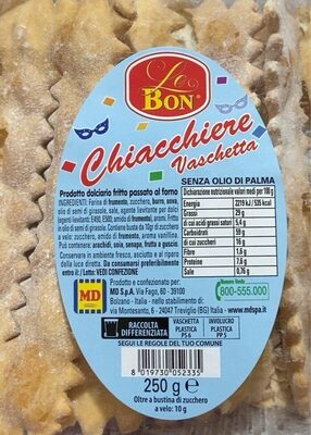 Chiacchiere vaschetta