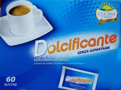 Dolcificante senza  aspartame