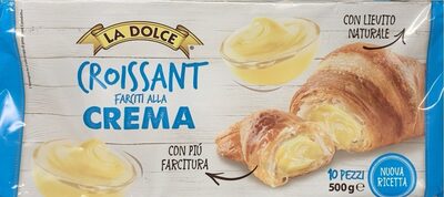 Croissant farciti alla crema