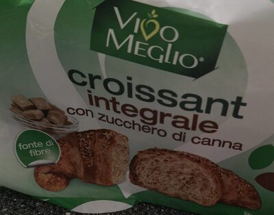 Croissant integrale con zucchero di canna