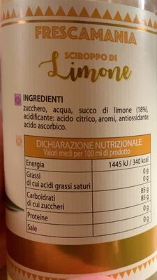 Sciroppo di Limone