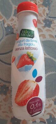 yogurt alla fragola senza lattosio