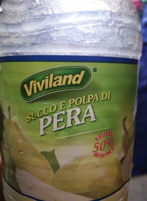 Succo e polpa di pera