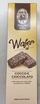 Wafer al cocco e cioccolato