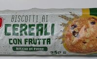 Biscotti ai cereali con frutta