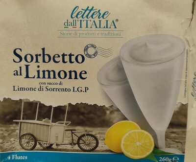 Sorbetto al Limone con succo di Limone di Sorrento I.G.P.