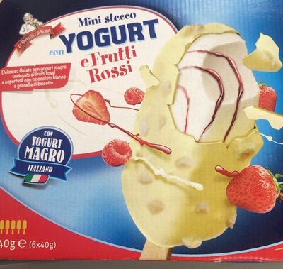 Mini stecco con yogurt front packaging