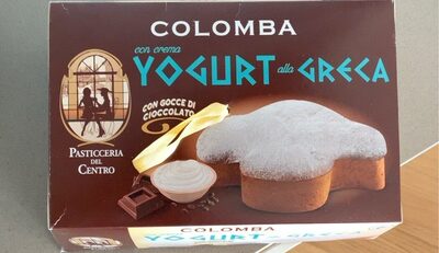 Colomba con crema allo yogurt alla greca