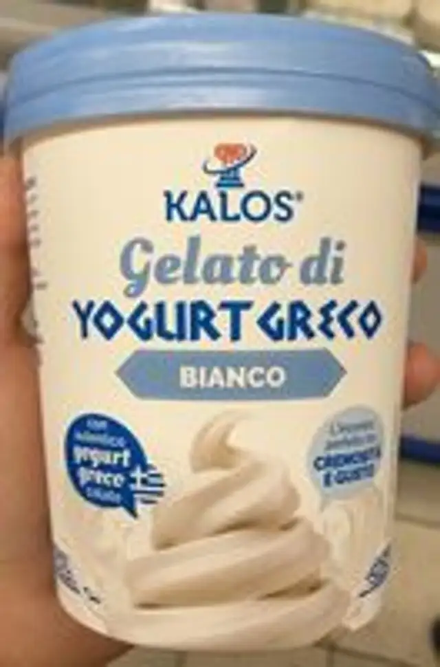 Gelato di yogurt greco