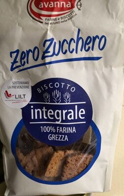 Biscotto integrale front packaging