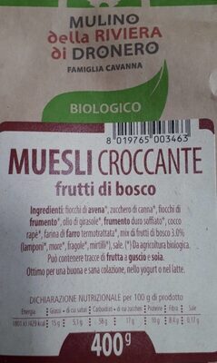 Muesli croccante