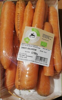 Carote biologiche front packaging