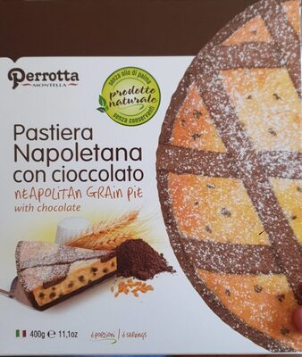 Pastiera napoletana con cioccolato front packaging