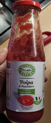 Polpa di pomodoro lavorato fresco