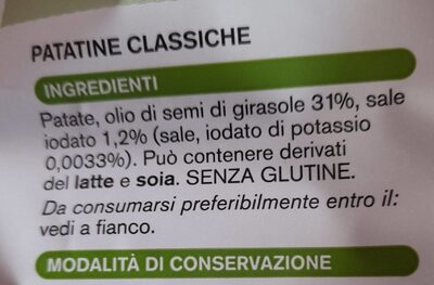 Patatine classiche