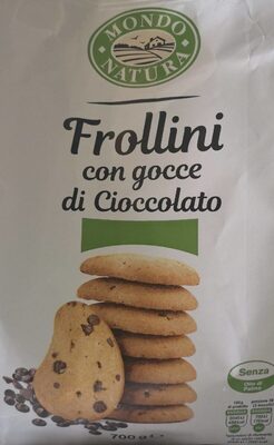Frollini con gocce di cioccolato front packaging