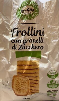 Frollini con granelli di zucchero
