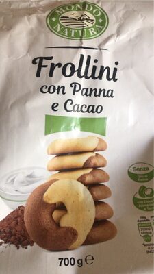Frollini con panna e cacao