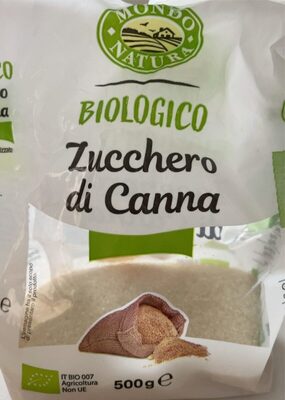 Zucchero di canna biologico front packaging