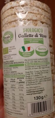 Gallette di riso biologiche