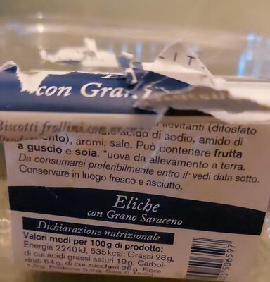 Eliche con grano saraceno