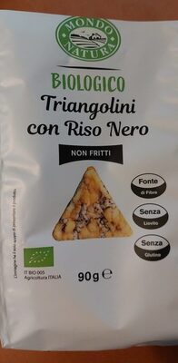 Triangolini con riso nero