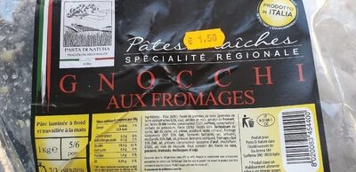 Gnocchi aux fromages