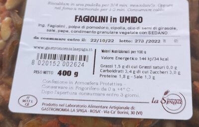 Fagiolini in umido