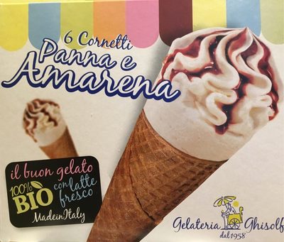 Cornetti Panna e Amarena front packaging