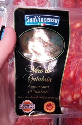 Soppressata di calabria front packaging