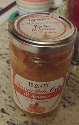 Marmellata extra di arance di Calabria front packaging