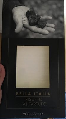 Risotto al tartufo front packaging