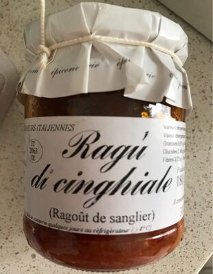 Ragù di cinghiale front packaging