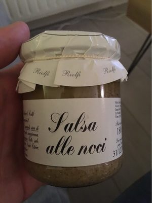 Salsa Noci Riolfi Lunga Cons. 180 GR Vaso front packaging
