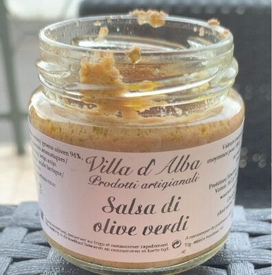 Tapenade olive verte front packaging