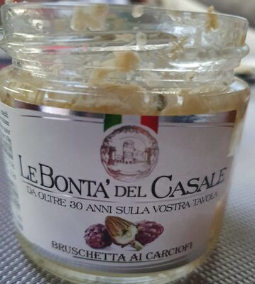 Bruschetta ai carciofi front packaging