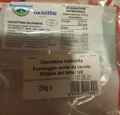 Caciottina valfiorita