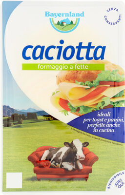 Caciotta formaggio a fette