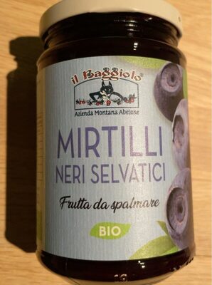 Mirtilli neri selvatici front packaging
